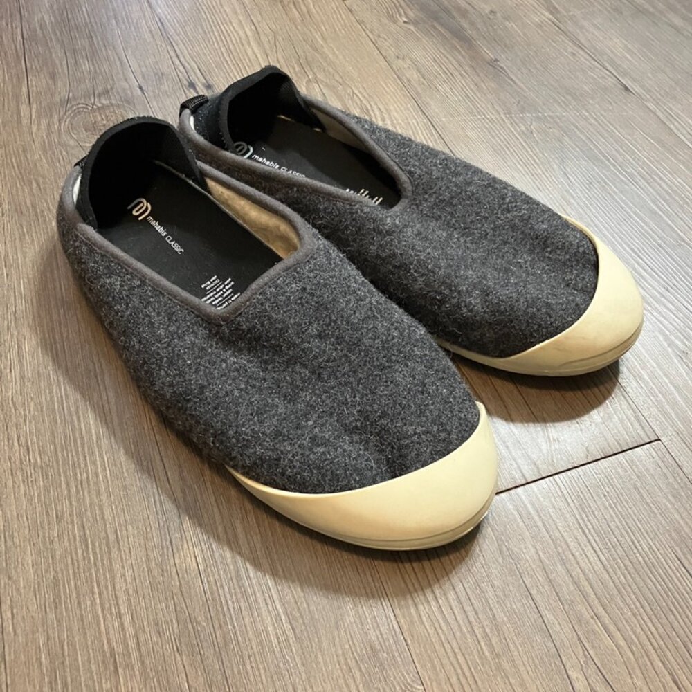 Mahabis Slippers with removable soles, Size EU. 43 or Men's US 10